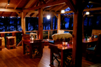 Eco friendly solar LED lighting at Cabana Desolation Eco Resort