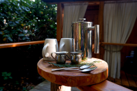 The comfort of having coffee brought to your cabana in the morning is a key feature at the resort